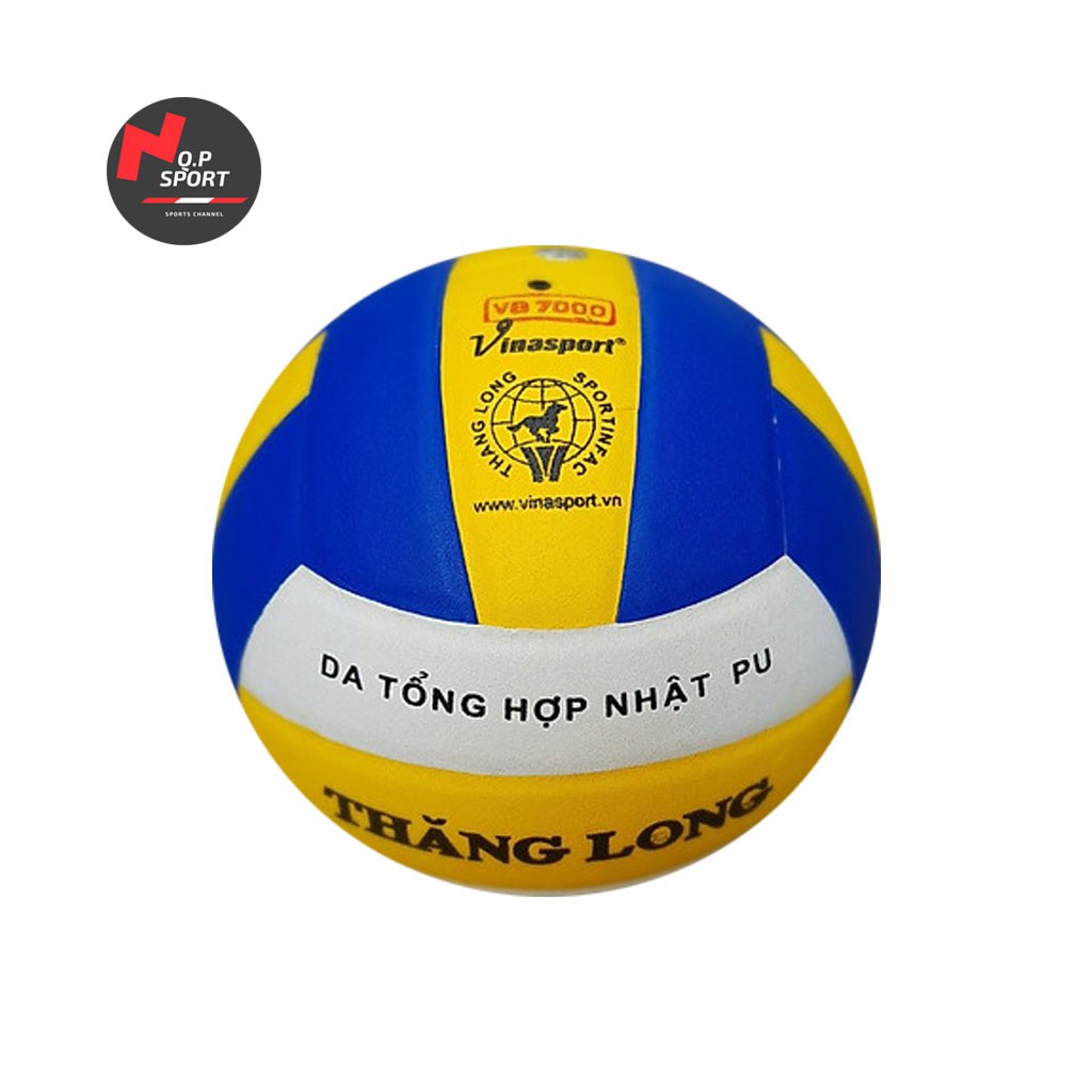 Quả Bóng Chuyền Da Thăng Long VB 7700, VB7400, VB7000 (Tiêu Chuẩn Thi Đấu_Hàng Chính Hãng)-Tặng Kim+Lưới+Móc Khóa+Bó Gối