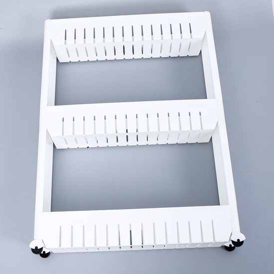 Kệ để đồ nhà bếp 3 tầng cao cấp có bánh xe (nội địa Nhật)