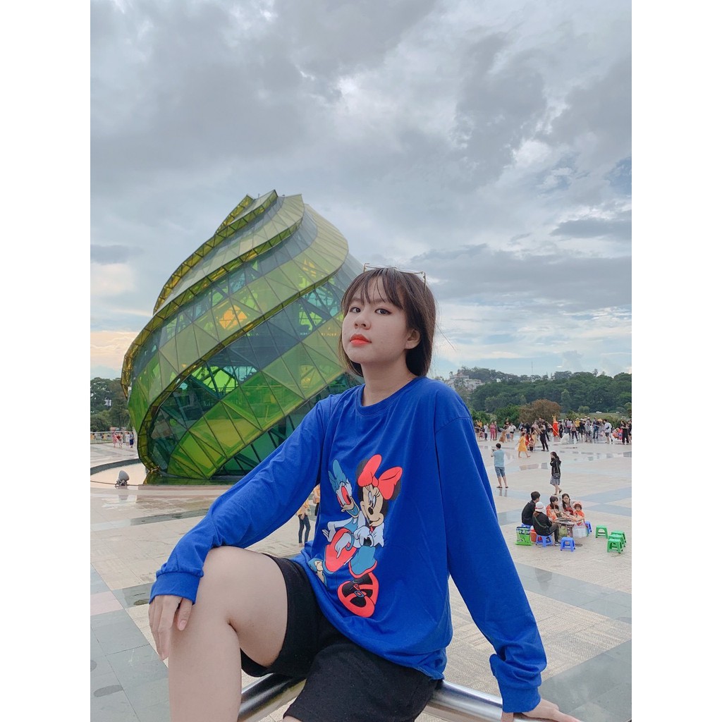 ÁO THUN TAY DÀI IN 3D HOẠT HÌNH SIÊU XINH