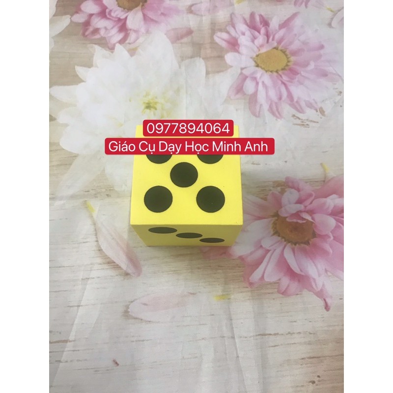 Xúc xắc xốp size 6.3 cm - Game Dice❤️giáo cụ cực hấp dẫn cần thiết cho giáo viên ☘️