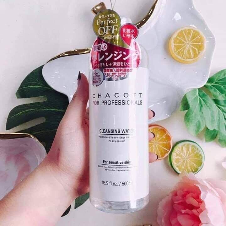 Nước tẩy trang Chacott 500ml, tẩy trang Chacott cho mọi loại da - Ngọc Diệp cosmetics