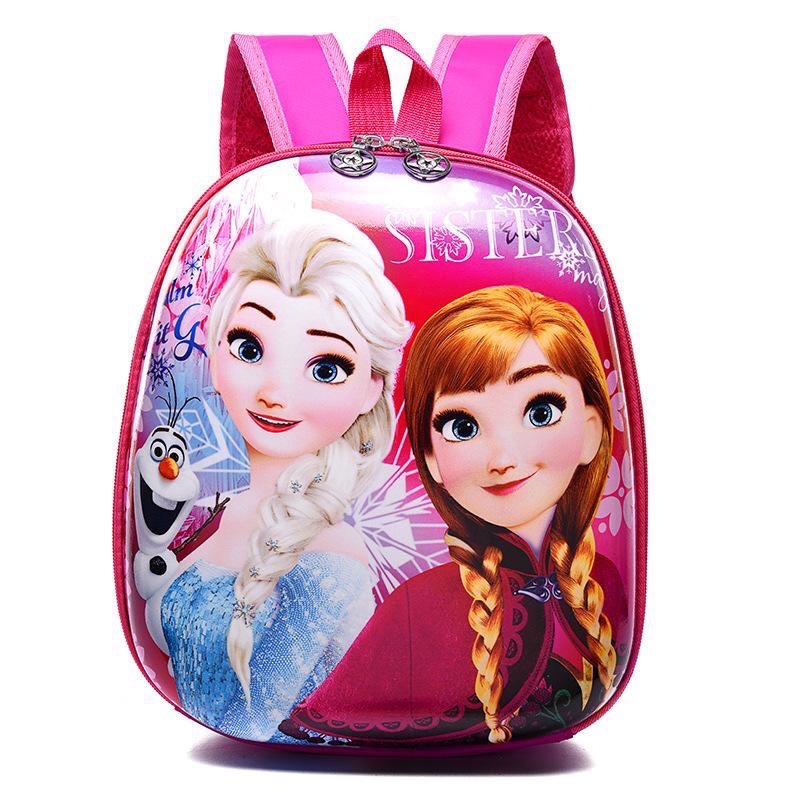Ba lô elsa, siêu nhân,người nhện, chó cứu hộ, khủng long, công chúa, gà con cho bé mầm non từ 2-6 tuổi hàng chắc chắn