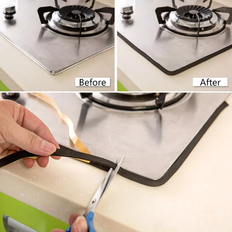 2m Băng Keo Dán Viền Bếp Ga Chống Bẩn Chống Nước