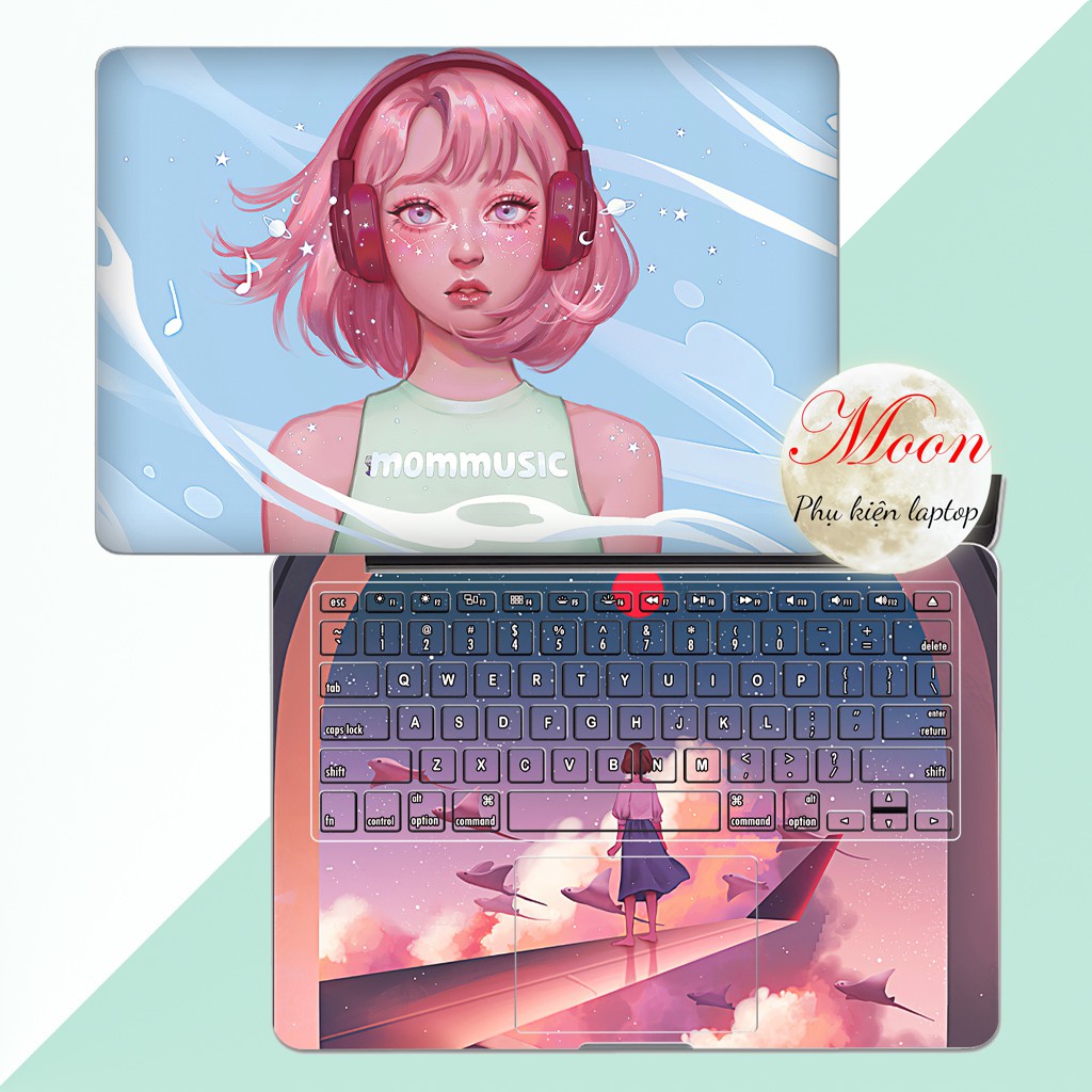 [GIRL 1] Skin Máy Tính - Miếng Dán Laptop Cho Nhiều Dòng Máy Full các dòng như: Dell, Hp, Acer, Asus, Macbook