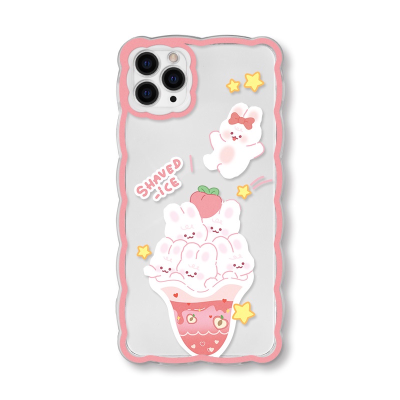 Ốp lưng iphone Ốp Điện Thoại In Hình Thỏ 14 Cho iPhone 13Pro 11 12 xr 7 8 plus Dinuo case