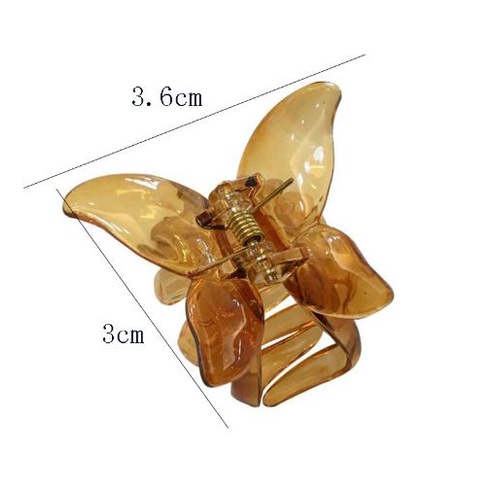 Kẹp tóc gấp tóc càng cua nhựa nửa đầu hình cánh bướm xinh xắn DTOnline (ngẫu nhiên) GB_nhựa_nhỏ