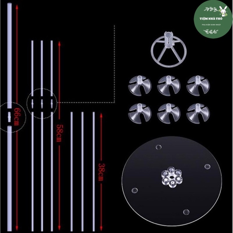 TRỤ BONG BÓNG 7 NHÁNH