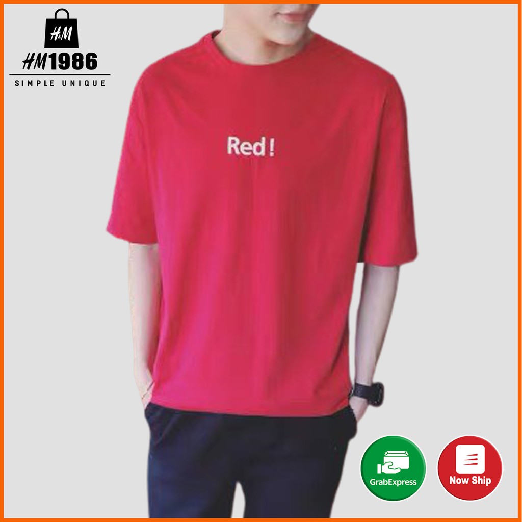 Áo thun nam nữ unisex tay lỡ form rộng 3124 , Áo thun form rộng Oversize trơn cao cấp HM1986