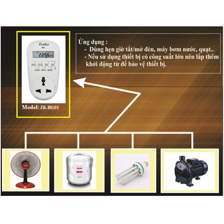 Hẹn giờ điện tử Zenko-HG18