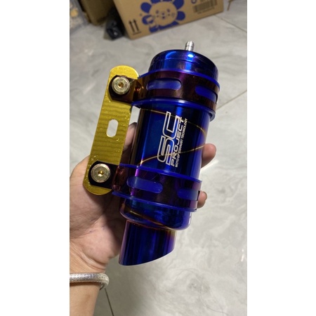 Bình thông hơi SC màu titan gắn xe máy