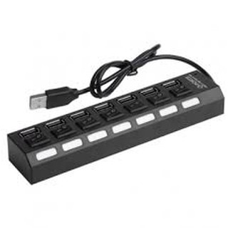 Bộ chia usb- hub chia usb 7 cổng có công tắc