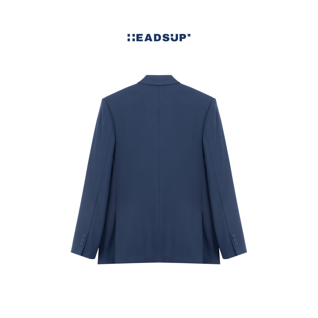 Áo Vest nam 2 nút dòng basic - Xanh Đá