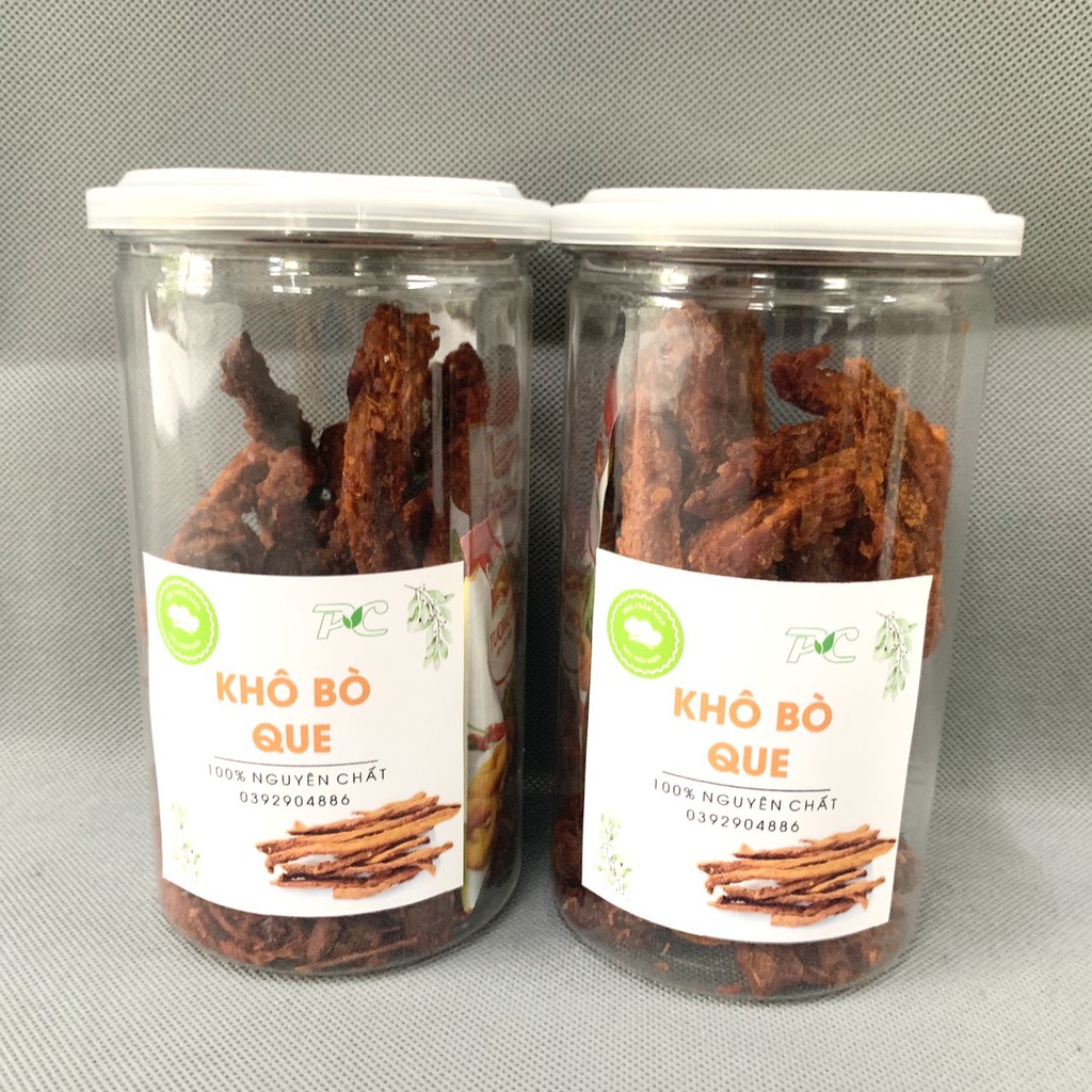 Khô bò que, món ăn vặt siêu ngon, hấp dẫn (250gram)