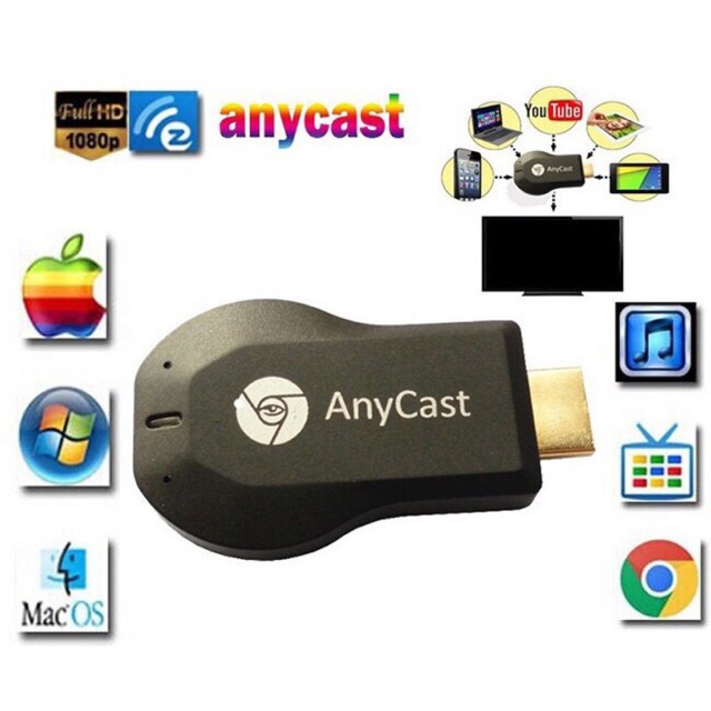 (HDMI BLUETOOTH) Thiết Bị Kết Nối HDMI Không Dây Anycast M9 - Từ Điện Thoại Lên Tivi