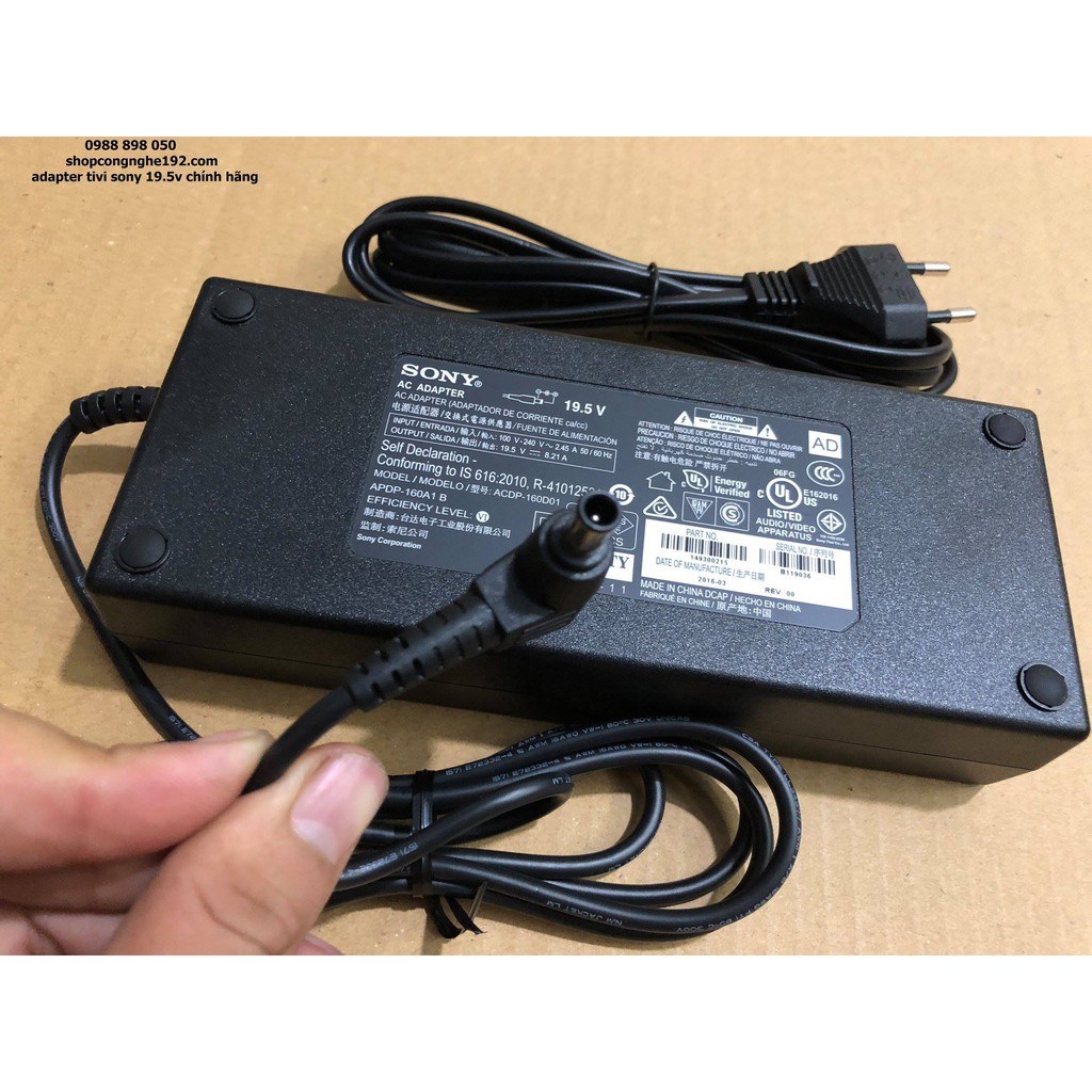 ADAPTER-NGUỒN TIVI SONY 19.5V 8.21A CHÍNH HÃNG