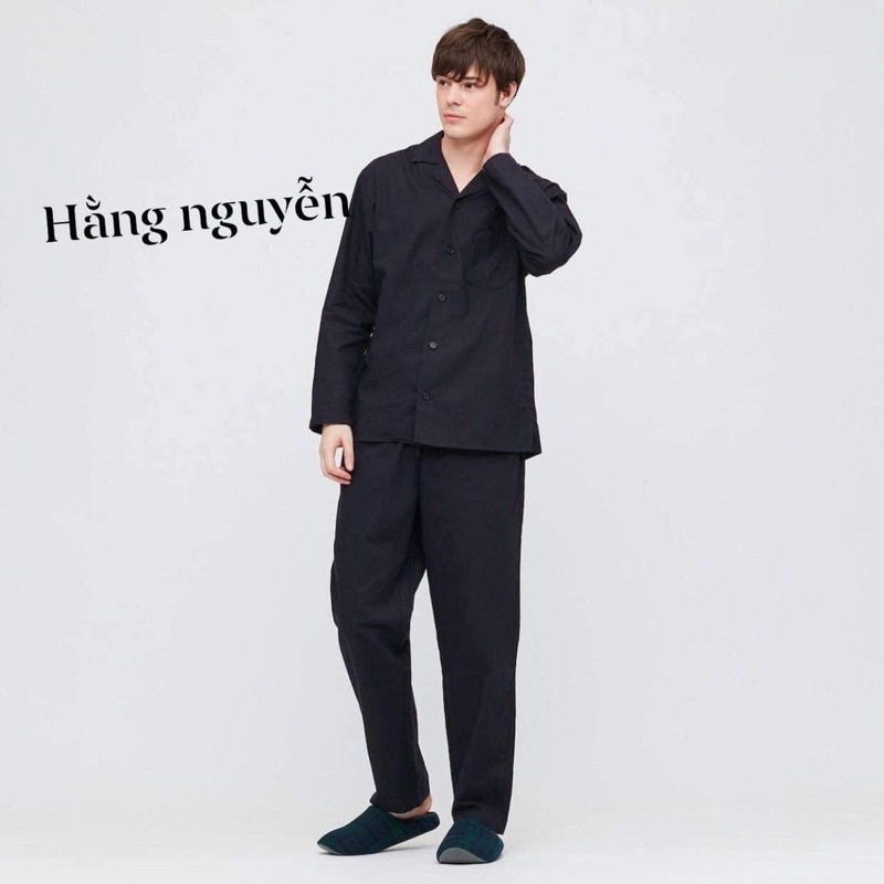Pizama uniqlo nam chất thô mềm