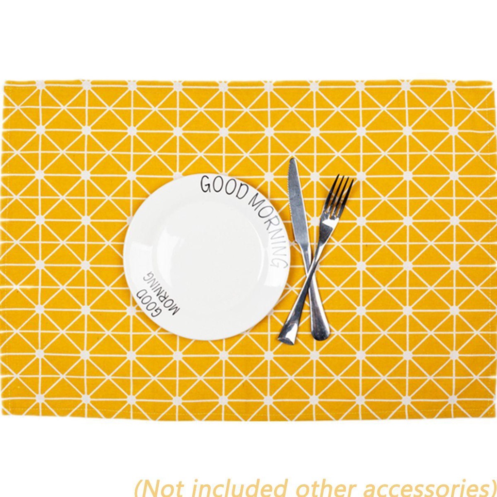 MIQUEL Table Napkin Delicate Comfortable Antislip Table Mat Heat Insulation Mat Napkin Fabric Cotton Handkerchief