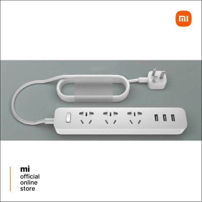 Bộ chia 3 cổng USB XIAOMI MI SMART POWER STRIP - STOP