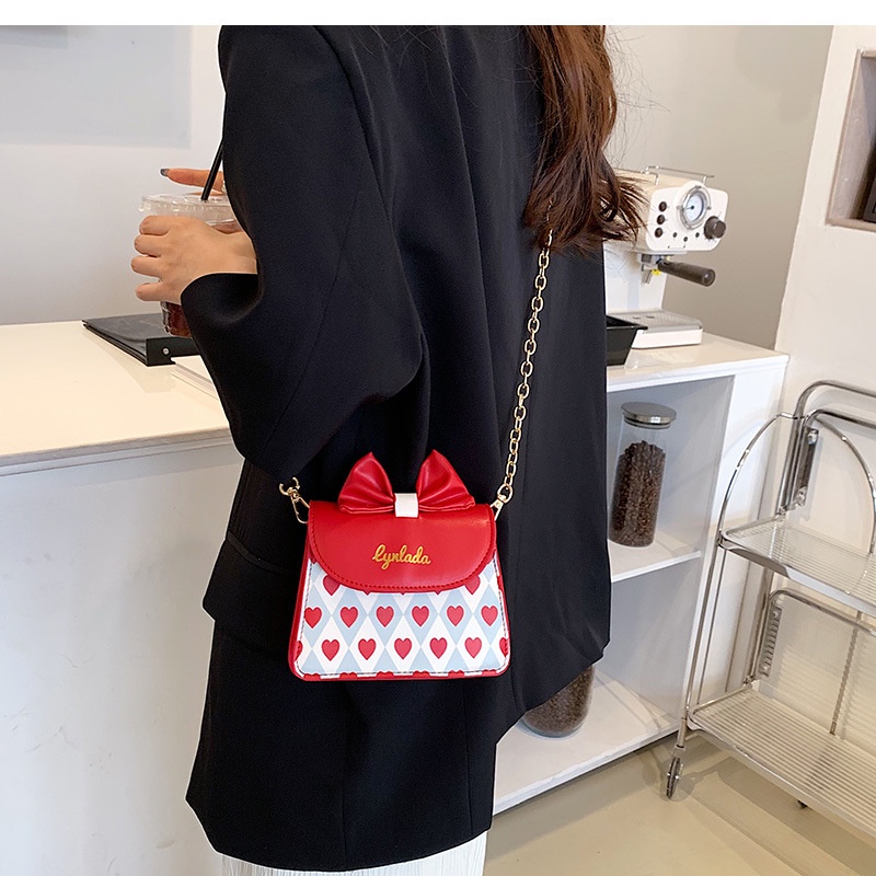 Túi Đeo Vai Dây Xích Dễ Thương Thời Trang Cho Bạn Gái