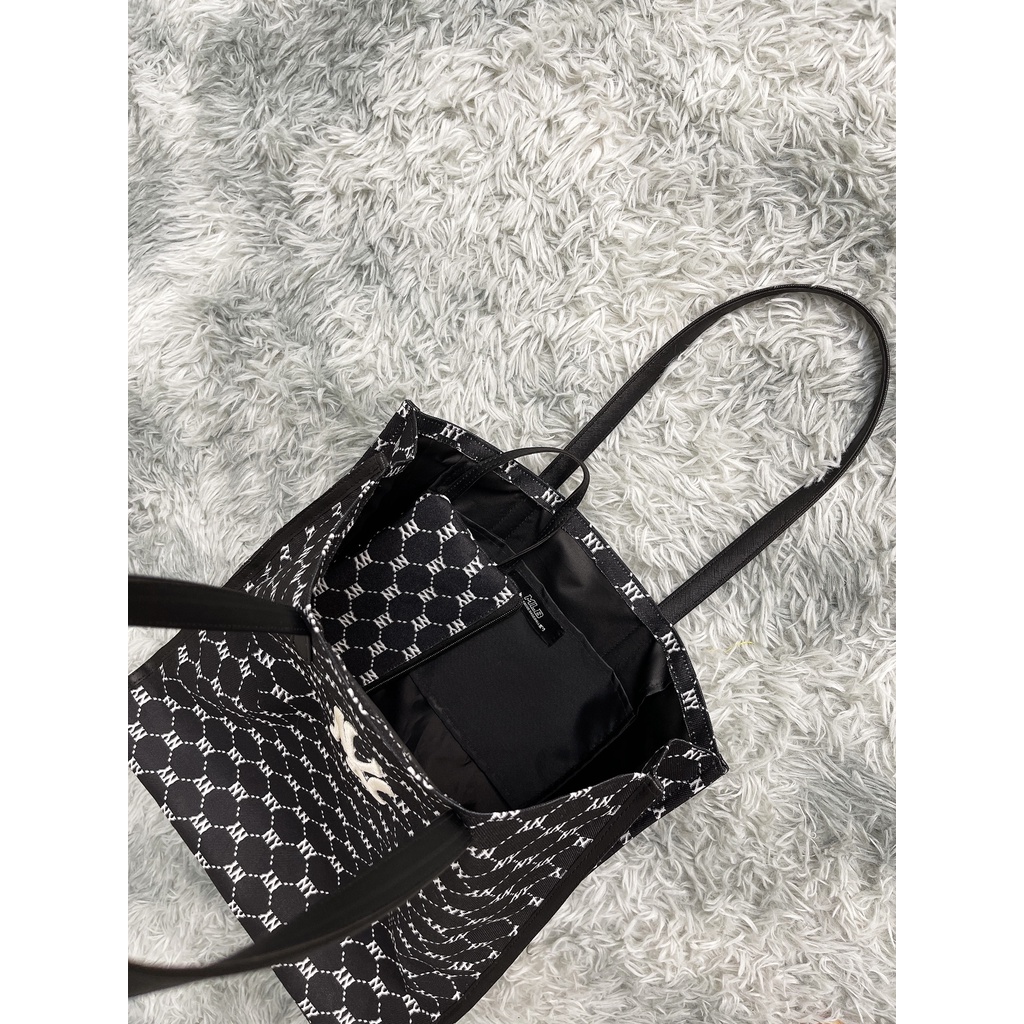 [ NGHIỆN TÚI GIÁ GỐC / CÓ VIDEO SP ] Túi Tote MLB Monogram Diamond Jacquard Bag New York Yankees | GIÁ RẺ NHẤT SÀN