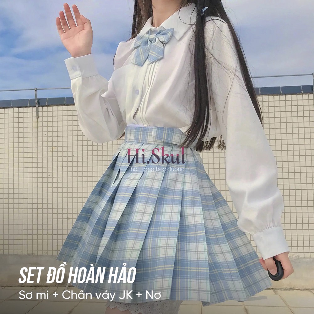 Áo sơ mi dài tay phong cách JK Nhật Bản kiểu dáng học sinh dễ thương A00030