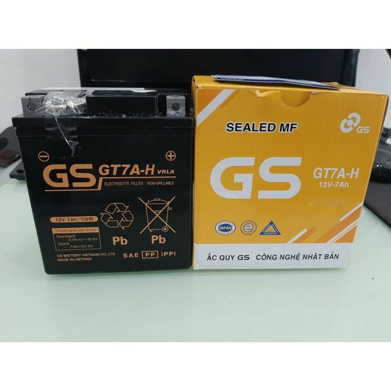 Ắc quy 7a gs cũ