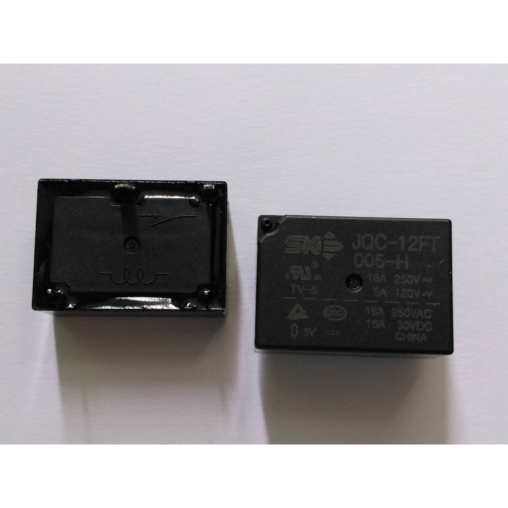 Relay 5V JQC-12FT-005-H 16A 4 chân