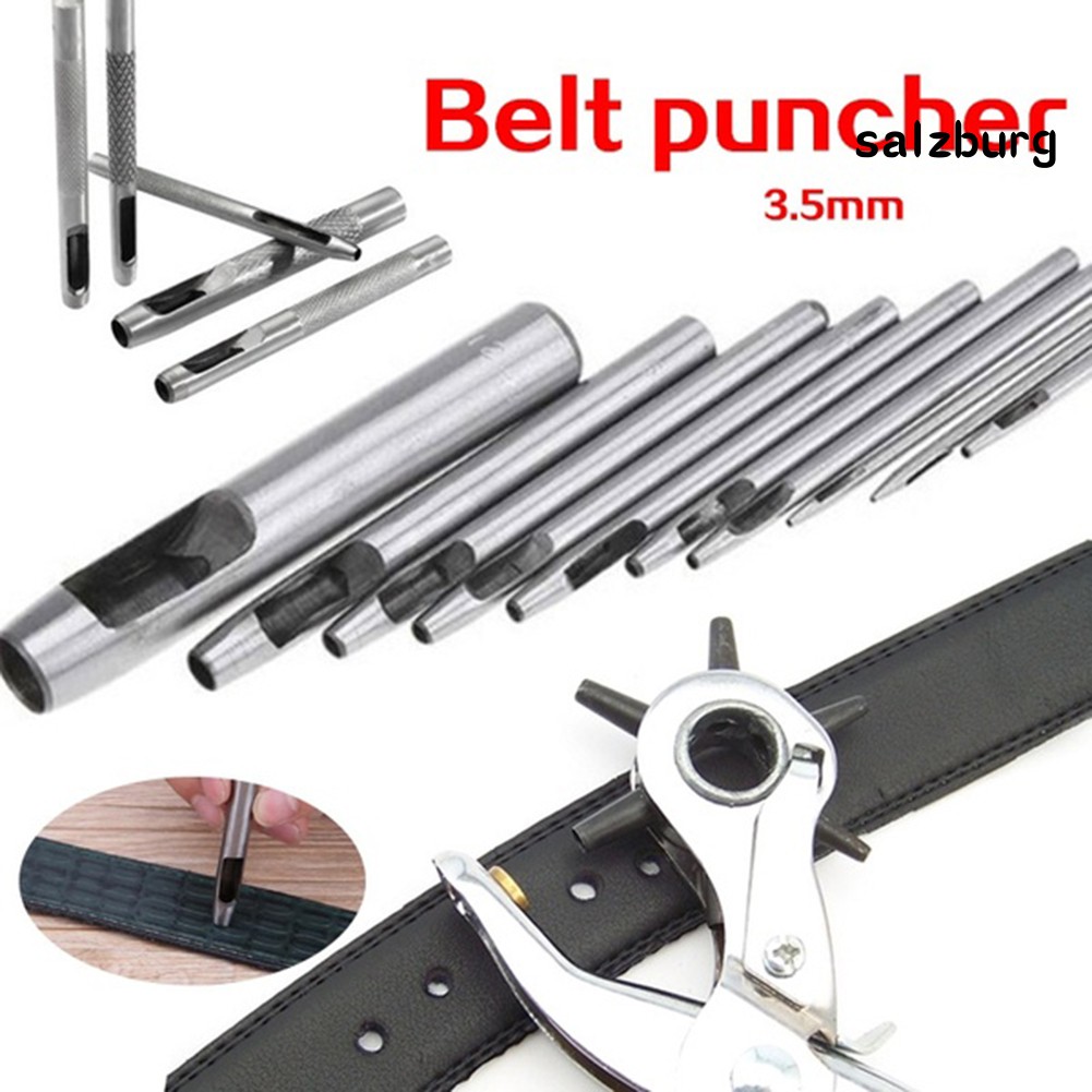 SA 1 Chiếc Dụng Cụ Đục Lỗ Thắt Lưng Da Hình Tròn 3.5mm
