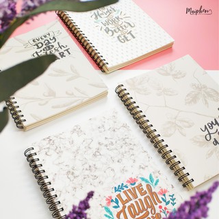 Sổ tay kẻ ngang khổ to gáy lò xo 230 trang - sổ vở ghi chép học sinh sinh viên bìa cứng đẹp