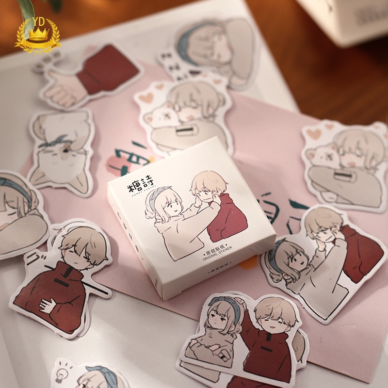 Hộp Sticker Dán Trang Trí Sổ Tay DIY Dễ Thương