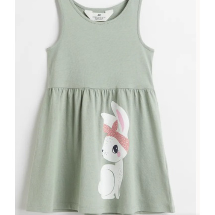 Váy cotton bé gái HM