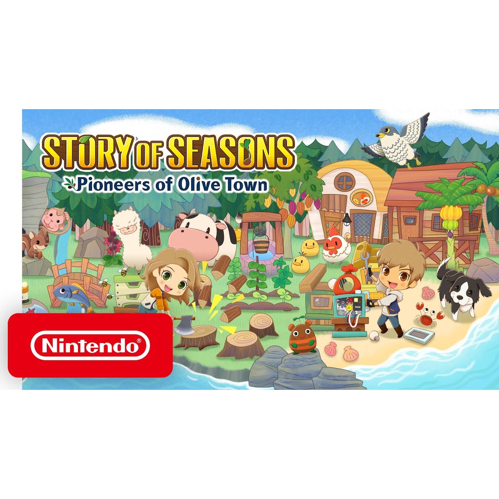 Băng game Nintendo Switch Story Of Seasons Pioneers Of Olive Town Deluxe Edition