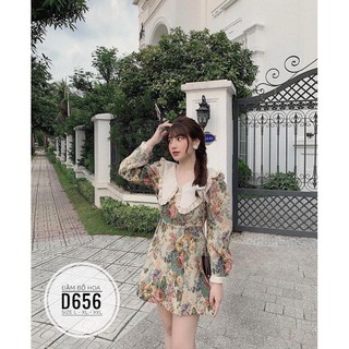 Bigsize Đầm bố hoa D656