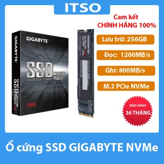 [Mã 255ELSALE giảm 7% đơn 300K] [HÀNG CHÍNH HÃNG] ổ SSD Gigabyte 256GB M.2 2280 PCIe NVMe bảo hành 3 năm 1 đổi 1 | WebRaoVat - webraovat.net.vn