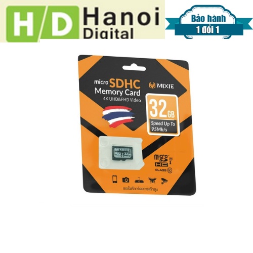 THẺ NHỚ MIXIE Micro SD Mixie 32GB/64GB Class 10 Chuyên dụng cho Camera IP - Bảo Hành 3 năm