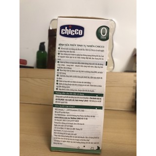 Bình sữa thủy tinh tự nhiên 150ml 0+