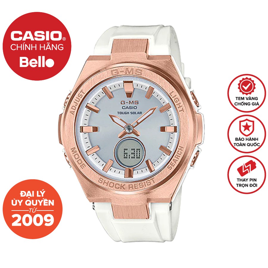 Đồng hồ dây nhựa Casio Baby-G Nữ MSG-S200G-7A chính hãng bảo hành 5 năm Pin trọn đời