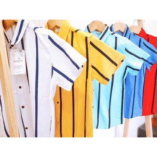 Áo  sơ mi cho bé trai  chất vải cotton đẹp,mát,mịn  từ 5-12 tuổi từ 20-43 ký