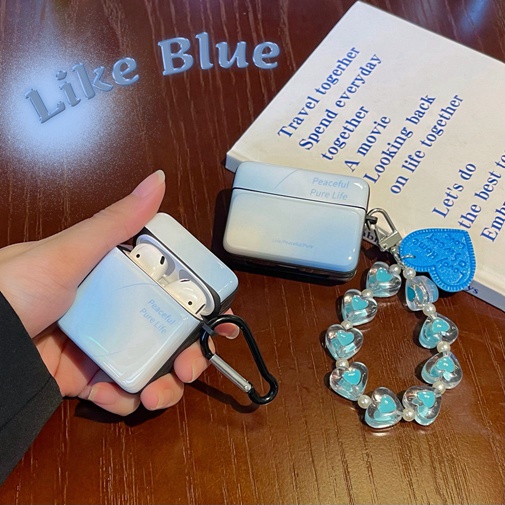 Vỏ Bảo Vệ Hộp Sạc Tai Nghe Bluetooth airpods 1/2 pro Bằng tpu Mềm Màu Gradient Họa Tiết Trái Tim Dễ Thương