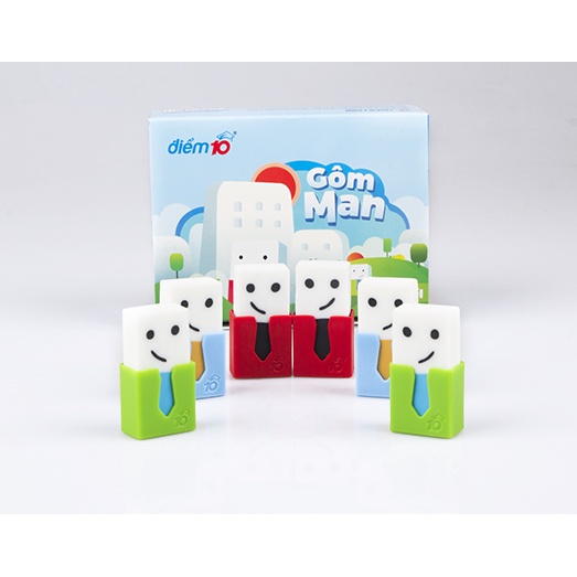 ( 1 Hộp 30 Cục ) Gôm Tẩy Bút Chì E022 Thiên Long Camshop