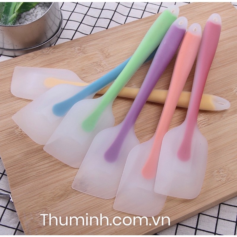 Phới Trộn Bột Làm Bánh Silicon, Cây Vét Spatula