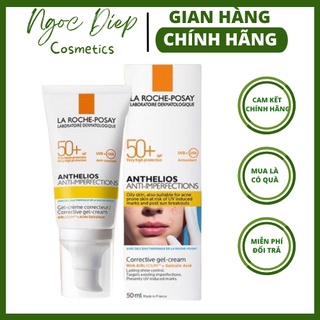 Kem Chống Nắng La Roche Posay Anthelios Anti Imperfection 50ml cho da bóng dầu nhờn dễ nổi mụn - Ngọc Diệp cosmetics