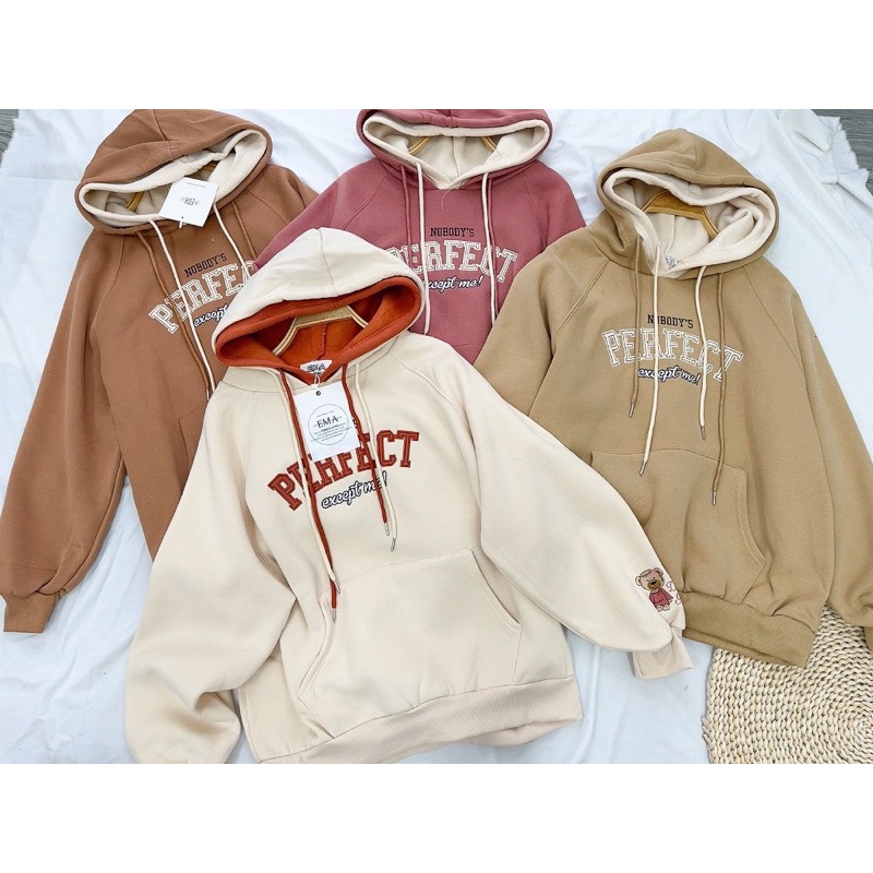 áo hoodie mũ mèo cực xinh sẵn hàng chất dày đẹp nha