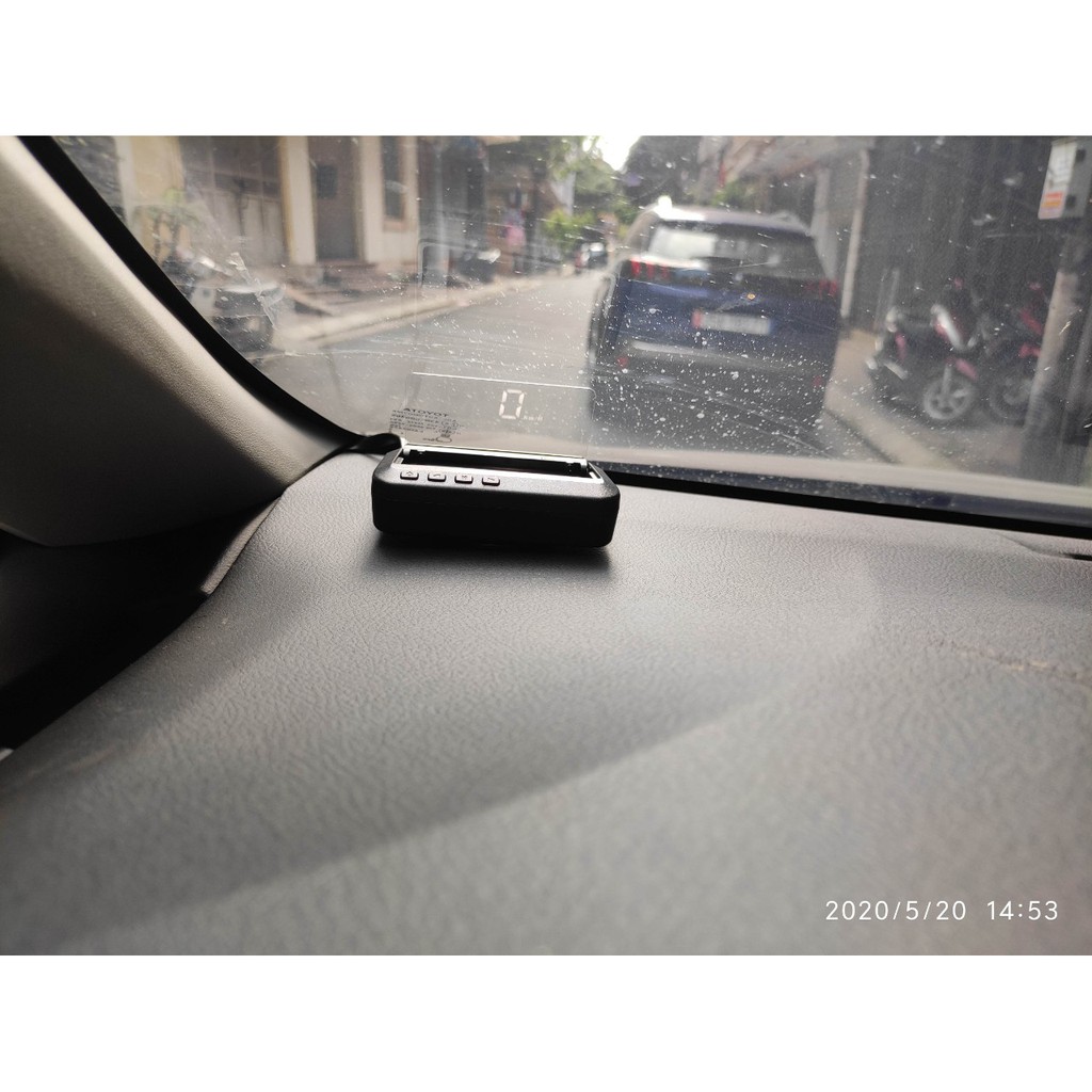 HUD-C100_Cảnh Báo Hệ Thống Máy Chiếu HUD Ô Tô Màn Hình Hiển Thị