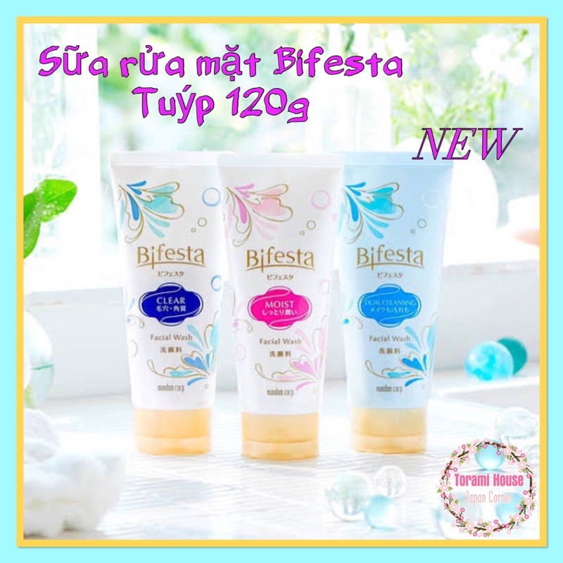 Sữa rửa mặt Bifesta dạng tuýp 120g