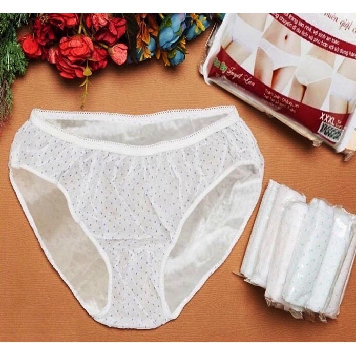 Quần lót giấy💖 𝑭𝑹𝑬𝑬𝑺𝑯𝑰𝑷 💖Quần lót giấy sau sinh,quần lót một lần,quần lót giấy cho mẹ sau sinh set 5 chiếc | BigBuy360 - bigbuy360.vn