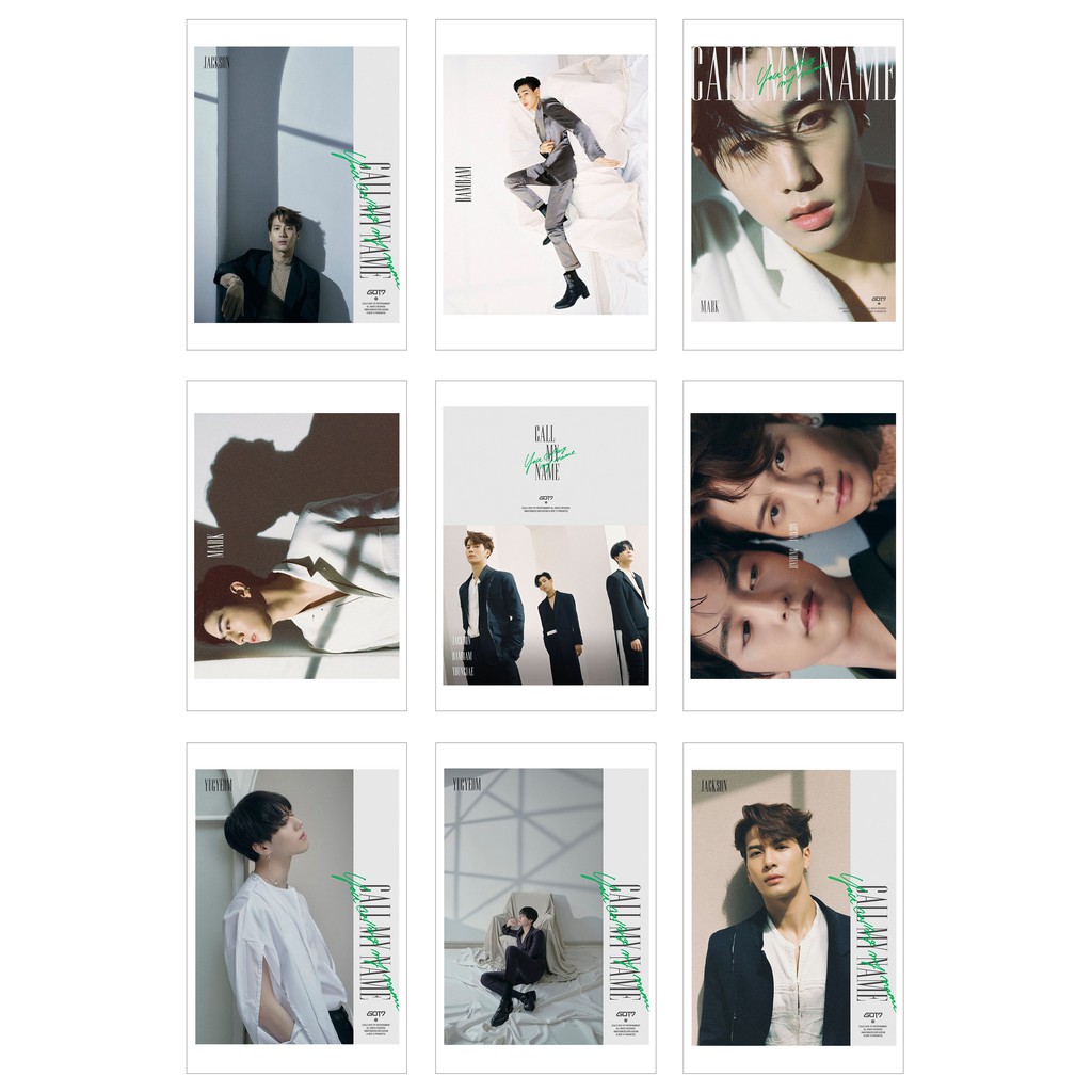 Lomo Card Ảnh GOT7 - CALL MY NAME ( 45 ảnh)