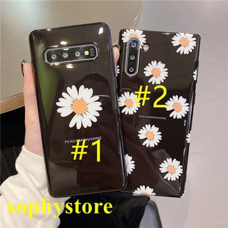 Ốp điện thoại mềm hình hoa cúc nhỏ cho Samsung S10 Plus S9 Plus S8 Plus Note 8 Note 9 Note 10 Plus