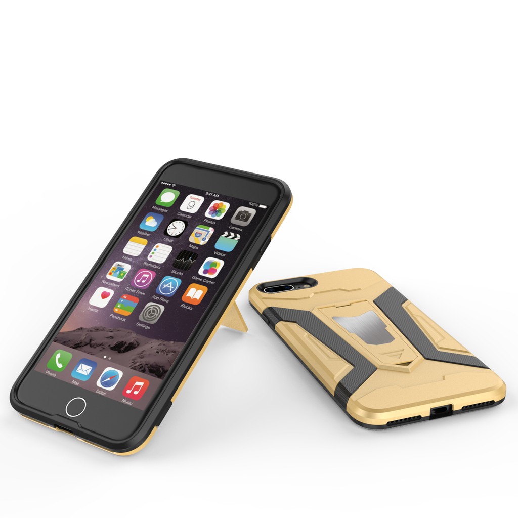 Ốp lưng Iphone 7 Plus / Iphone 8 Plus chống sốc Iron Man Pro chống va đập trên 2 mét siêu bền