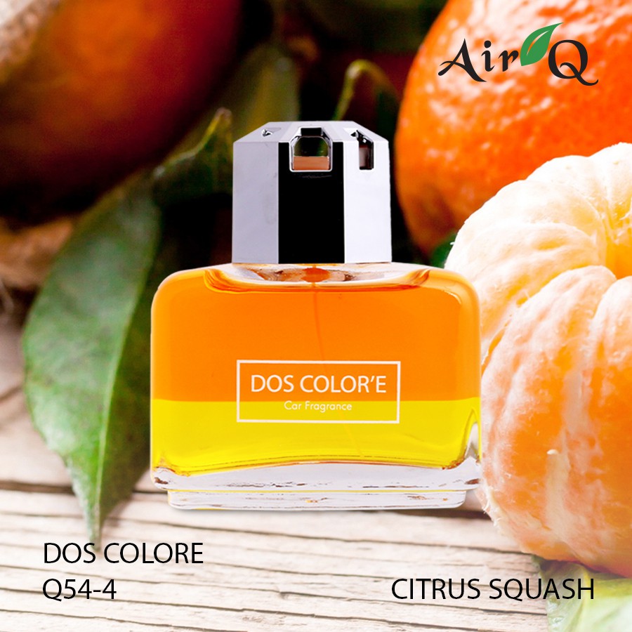 [Mã BMBAU50 giảm 10% đơn 99k] Nước Hoa Ô Tô AIRQ Dos Colore Q544 Citrus Squash 95ml Nhập Khẩu Chính Hãng